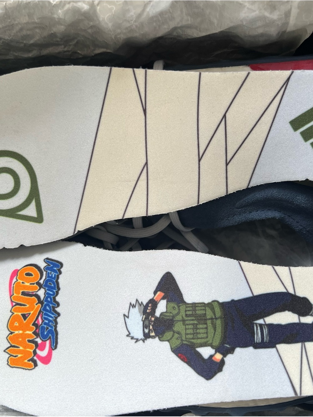 adidas Naruto Shippuden Men's Sneakers - White, Black, Green Accents